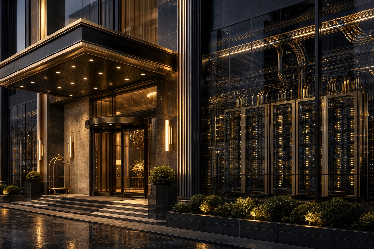 Backend do hotel, identidade na frente