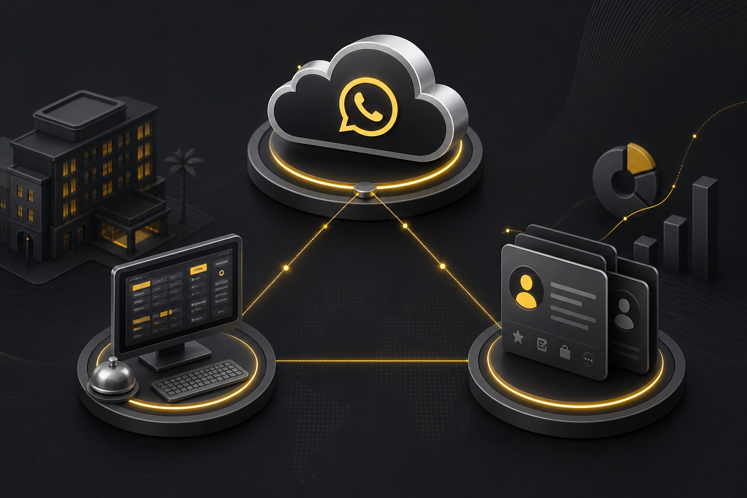 Meta API, PMS e CRM: o tripé da hospitalidade digital